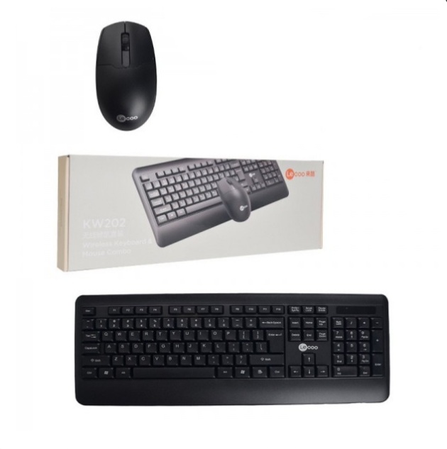کیبورد و موس بی سیم لکو (Lecoo) اورجینال مدل KW202